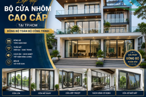 Lắp đặt bộ cửa nhôm cao cấp tại TP.HCM cho nhà ở lâu dài
