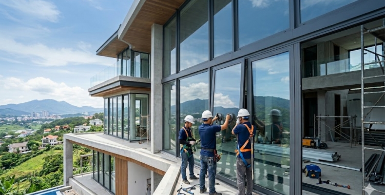 Lắp đặt cửa nhôm cao cấp toàn quốc cho công trình yêu cầu cao