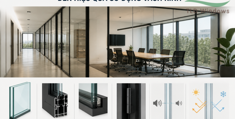 Những yếu tố kỹ thuật ảnh hưởng đến hiệu quả sử dụng vách kính