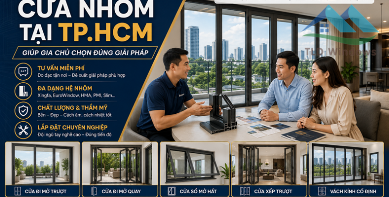 Tư vấn lắp đặt cửa nhôm tại TP.HCM giúp gia chủ chọn đúng giải pháp